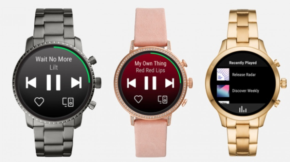 smartwatch and spotify