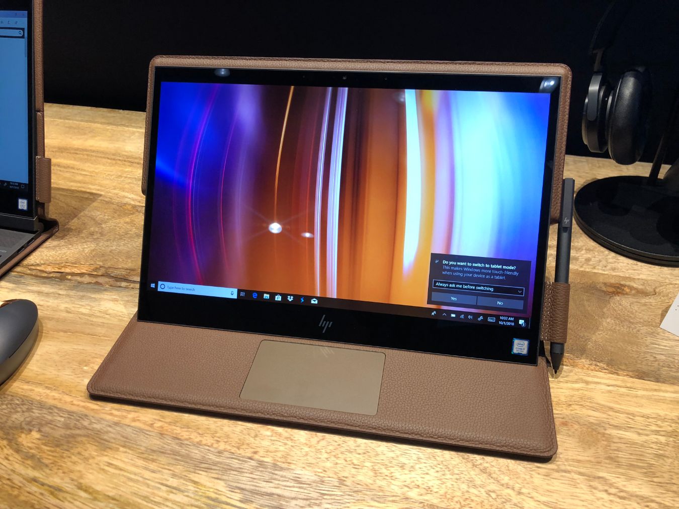 HP Spectre Folio Hands-on Review : A leather-clad laptop that’s luxurious