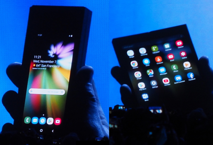 Samsung Infinity Flex foldable phone revealed