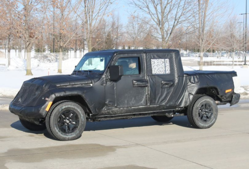 The Jeep Wrangler Pickup Truck Debuts Next Month