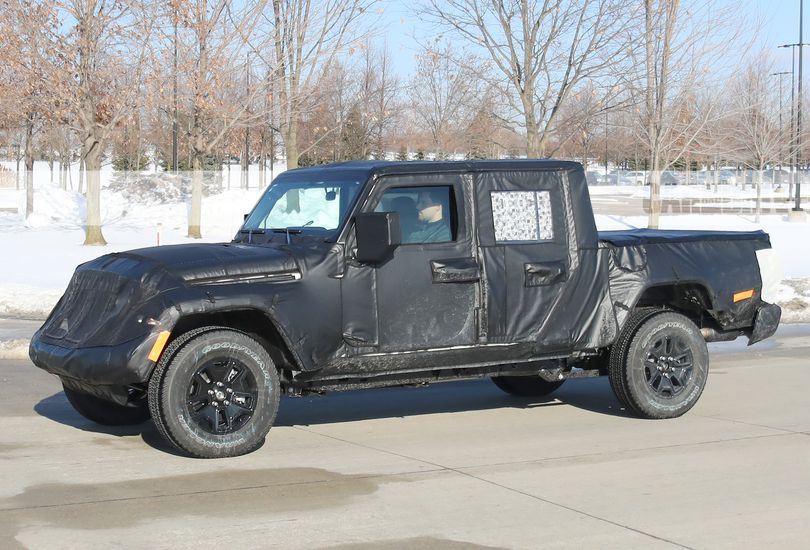 The Jeep Wrangler Pickup Truck Debuts Next Month