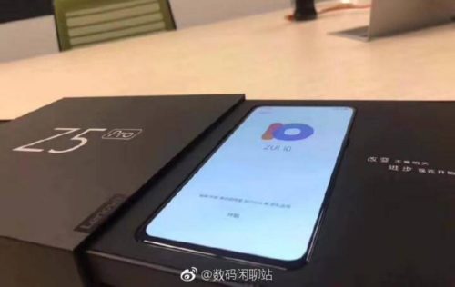 Lenovo Z5 Pro sliding camera, notchless design confirmed in leak