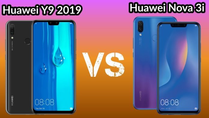 Huawei Y9 (2019) vs Huawei Nova 3i specs comparison