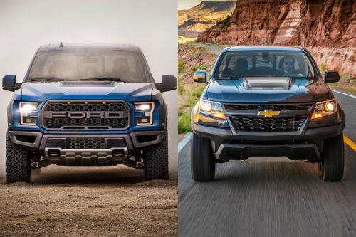 2019 Ford F-150 Raptor vs. 2019 Chevrolet Colorado ZR2: Which Is Better?