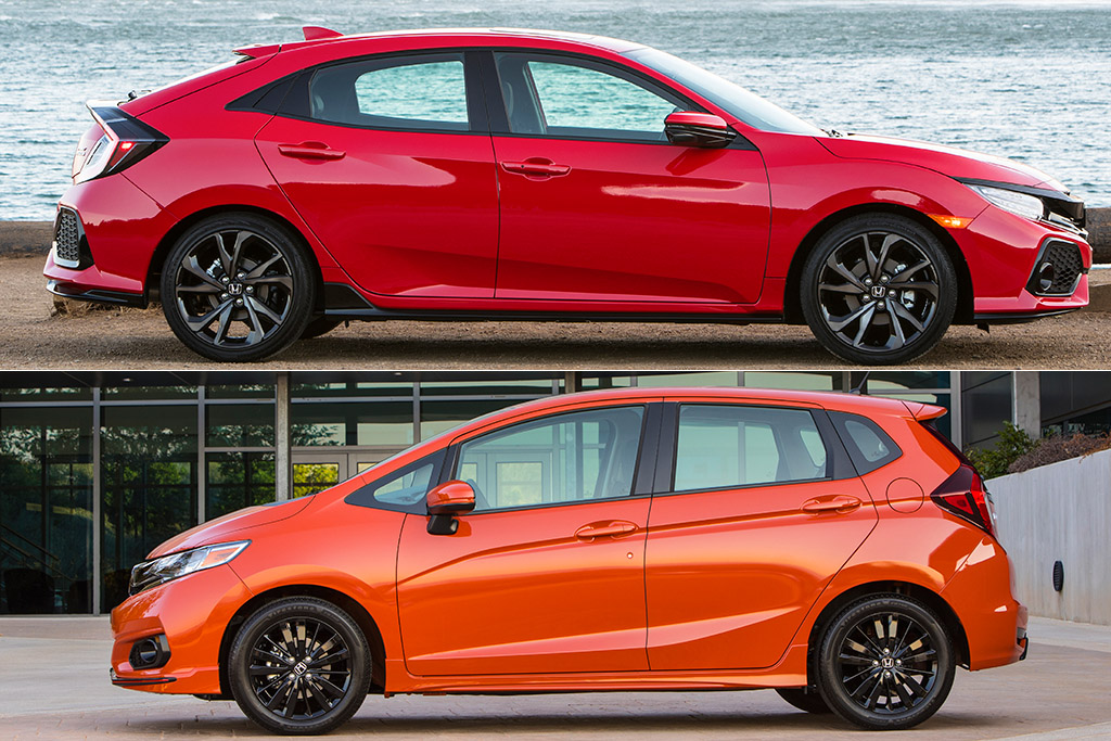 2018 Honda Civic vs. 2018 Honda Fit: What’s the Difference?