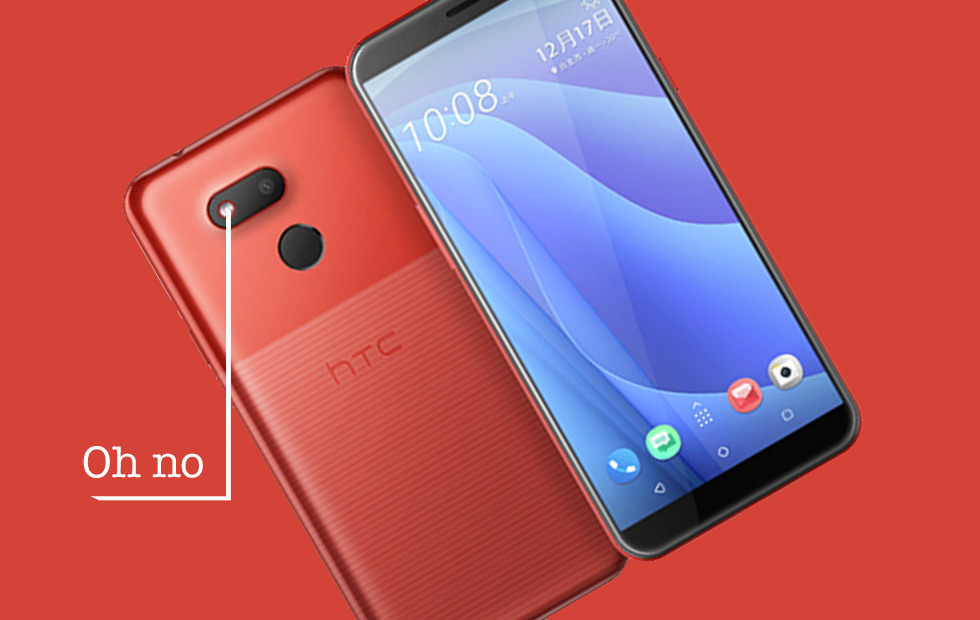 New HTC Desire 12s is not OCD-friendly