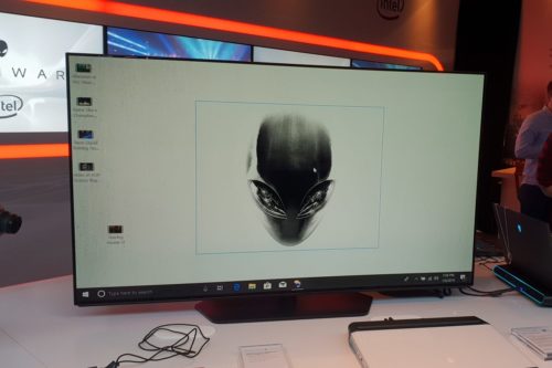 Alienware 55-inch 4K OLED monitor first look: Level up your living room