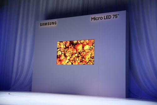 Samsung 75-inch MicroLED first look