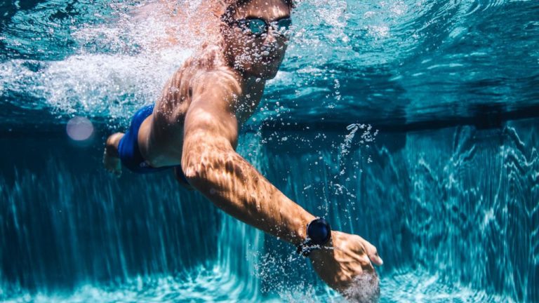 swimming with ticwatch pro