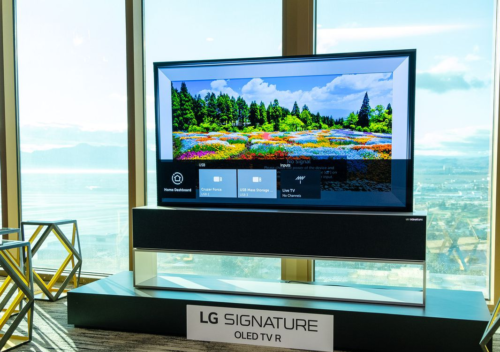 LG Signature OLED TV R first look : A TV that rolls up into a box when you’re not watching it? Well, why not?!