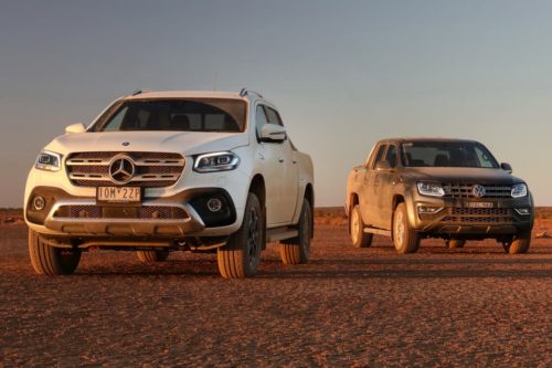 Mercedes-2019 Benz X 350d 4MATIC Power v 2019 Volkswagen Amarok V6 Ultimate 580 Comparison