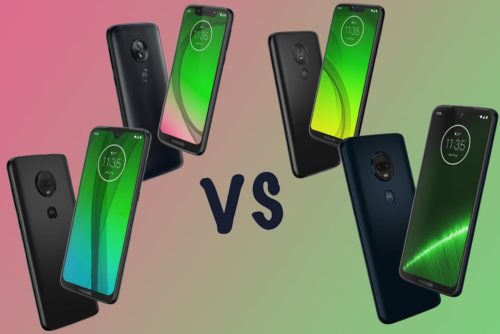 Motorola Moto G7 series compared: Plus vs Play vs Power