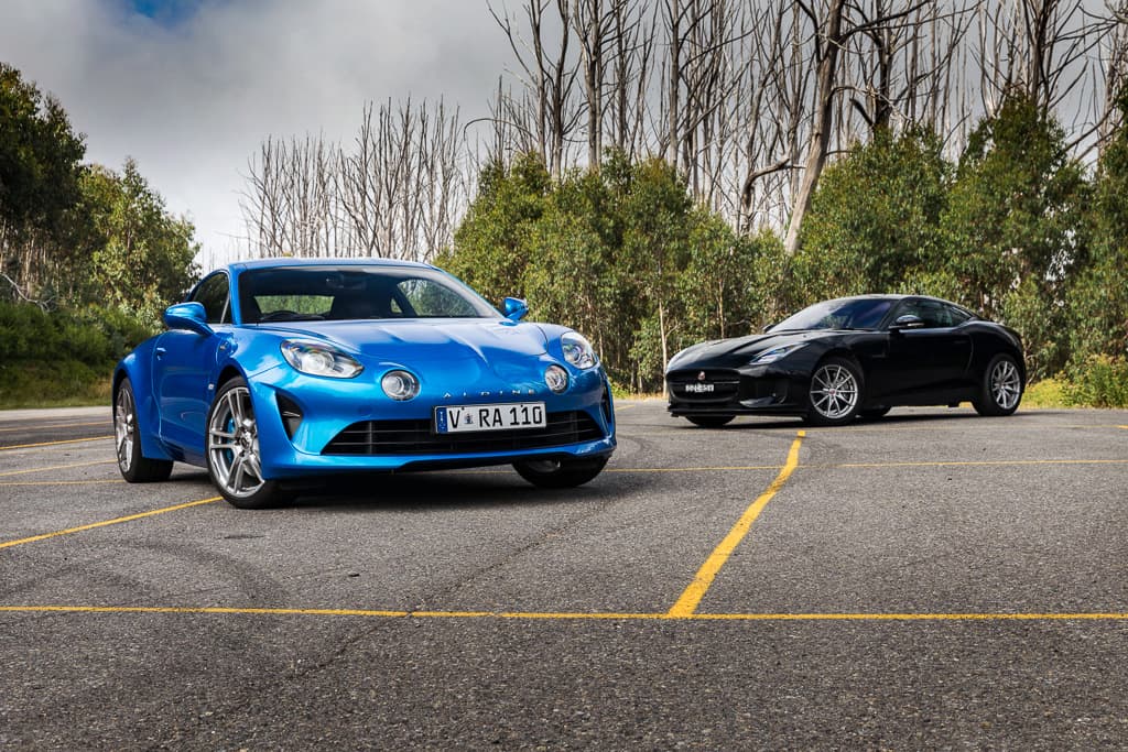 FEATURE TEST Alpine A110 and Jaguar FTYPE 2.0
