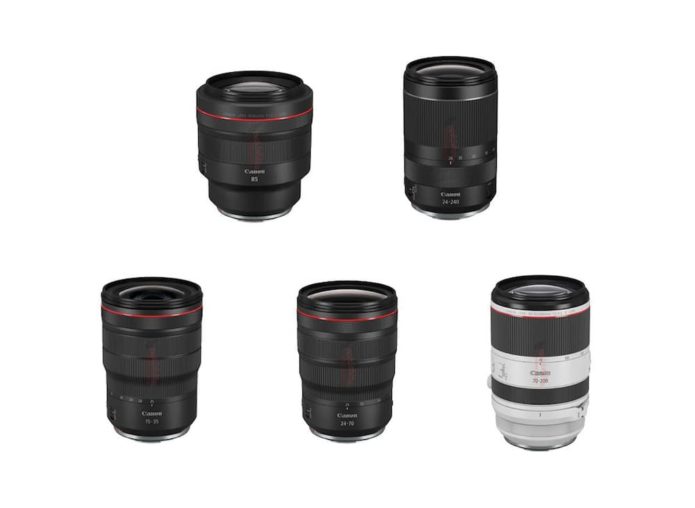 Canon Announces the Development of Six New RF Lenses