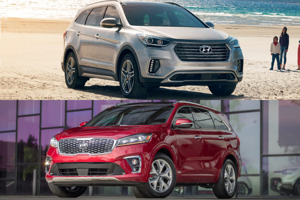 2019 Hyundai Santa Fe XL vs. 2019 Kia Sorento Which Is