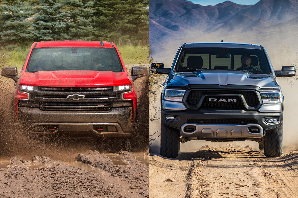 2019 Chevrolet Silverado TrailBoss VS 2019 Ram 1500 Rebel
