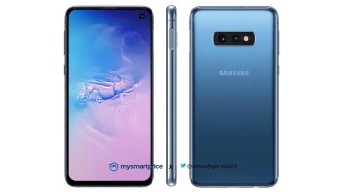 Galaxy S10, S10e try to look cool in Blue renders
