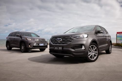 2019 Ford Endura Titanium v Toyota Kluger Grande Comparison