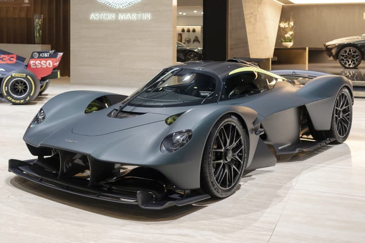 Aston Martin Valkyrie simulated drive