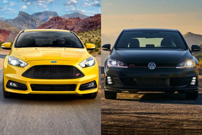 2019 Ford Focus ST vs. 2019 Volkswagen Golf GTI