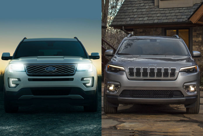 2019 Ford Explorer VS 2019 Jeep Cherokee
