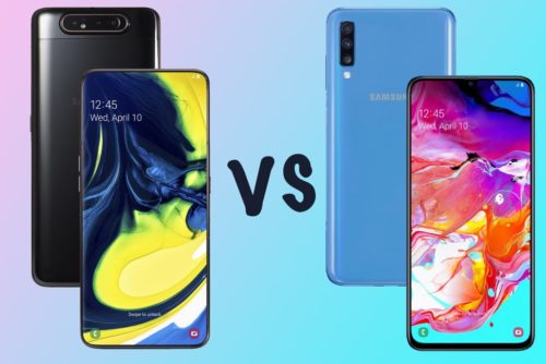 Samsung Galaxy A80 vs Galaxy A70: What’s the difference?