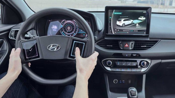 Hyundai’s fancy cockpit of the future has lots of touch surfaces