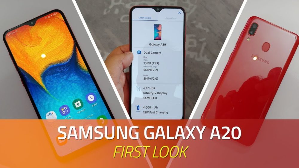 samsung a20 information