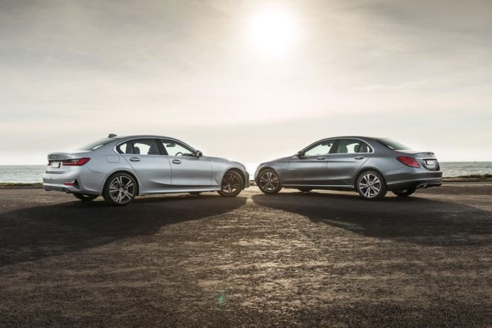 2019 BMW 3 Series v Mercedes-Benz C-Class Comparison
