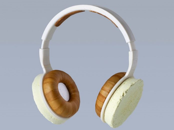 These stylish headphones are made from fungus