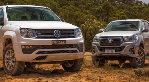 2019 Toyota HiLux SR5 v Volkswagen Amarok Core V6 comparison: Off-road — Japan v Germany: Hit the dirt!