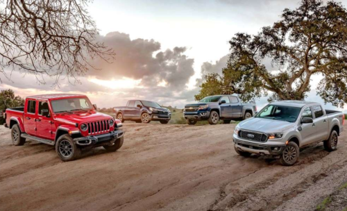 2019 Ford Ranger vs. 2020 Jeep Gladiator vs. 2019 Chevrolet Colorado vs. 2019 Honda Ridgeline