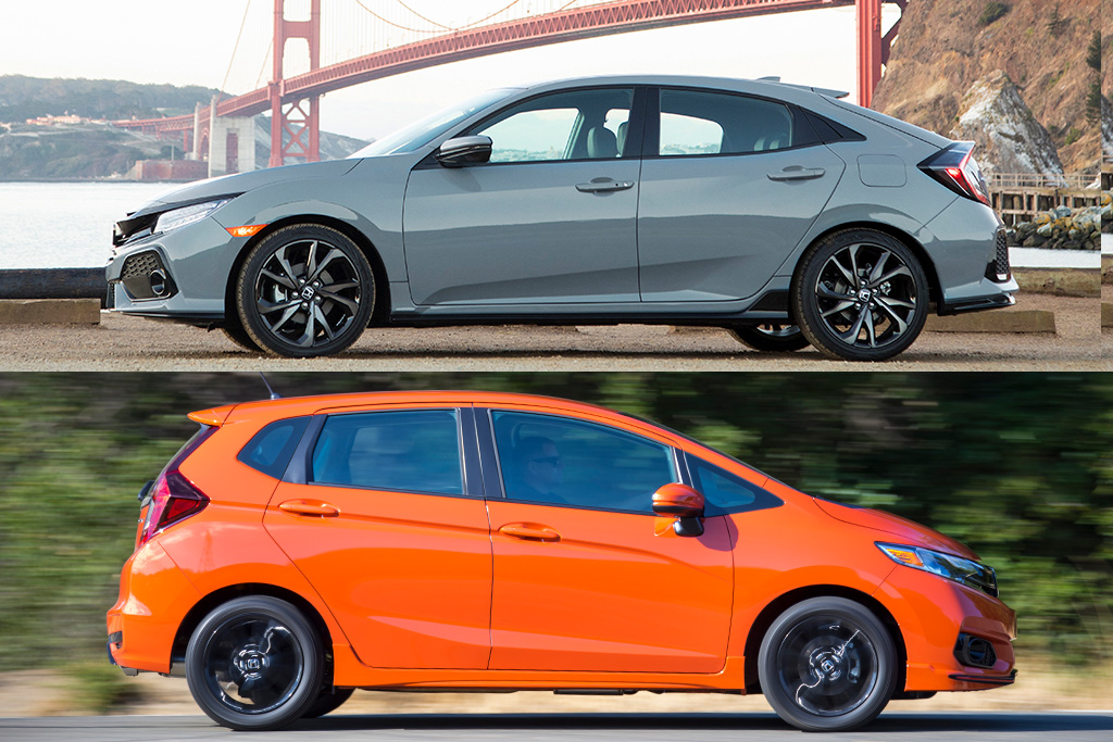 2019 Honda Civic vs. 2019 Honda Fit: What’s the Difference?