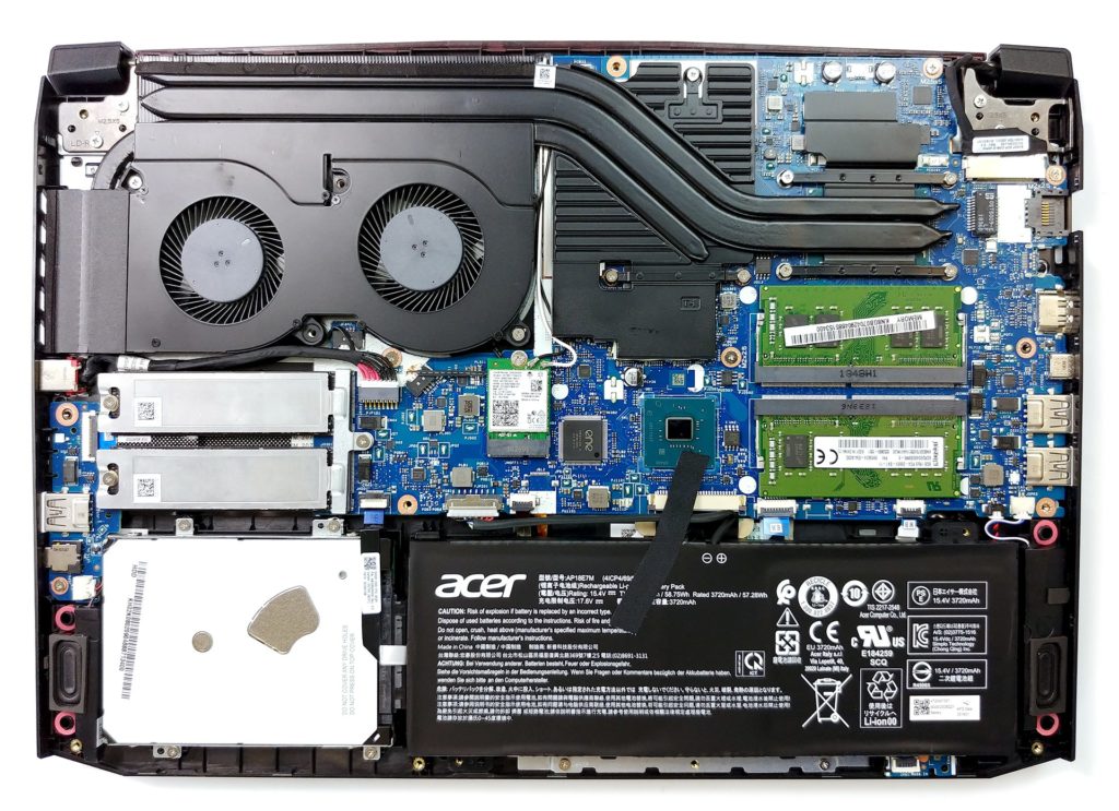 Inside Acer Nitro 5 (AN51554) disassembly and upgrade options