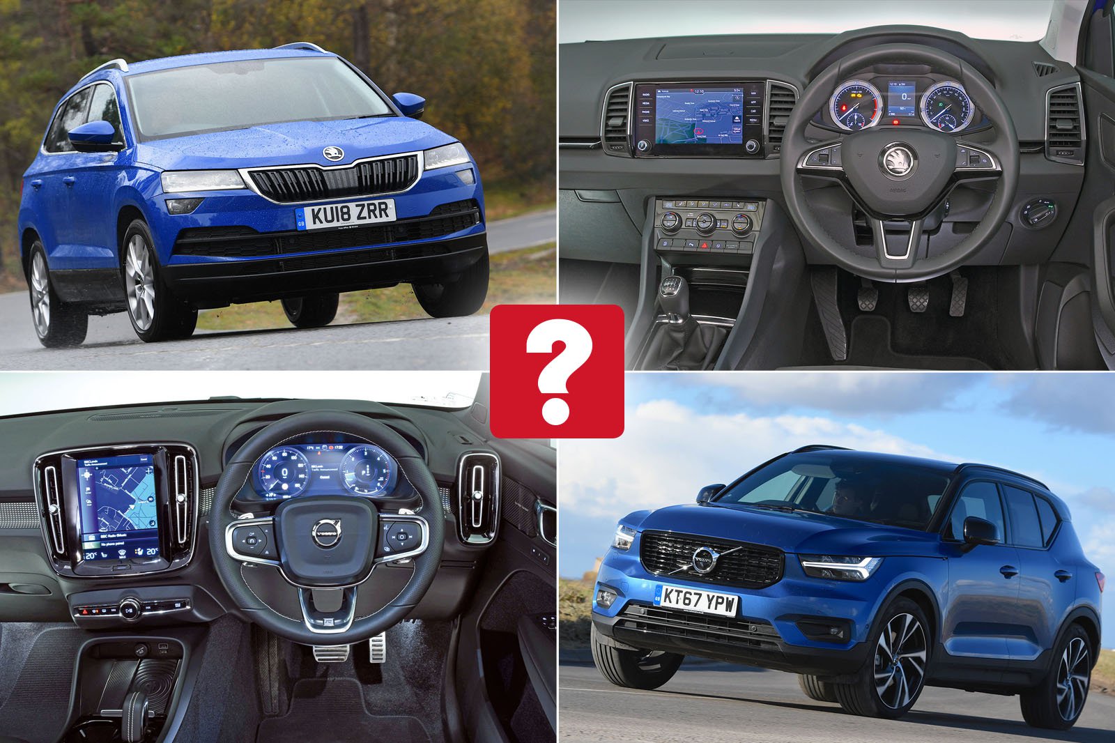 New Skoda Karoq vs used Volvo XC40: which is best?