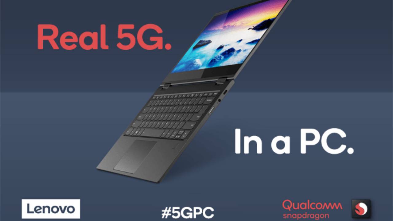 Qualcomm and Lenovo reveals the world’s first 5G laptop