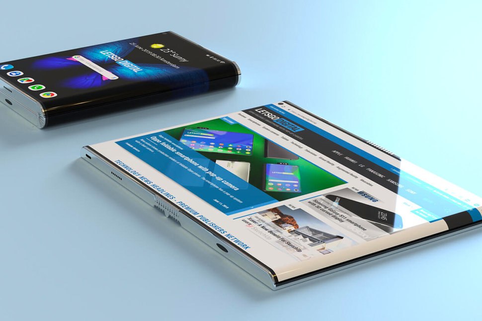 Could this be the Samsung Galaxy Fold 2 with an edge-to-edge display?