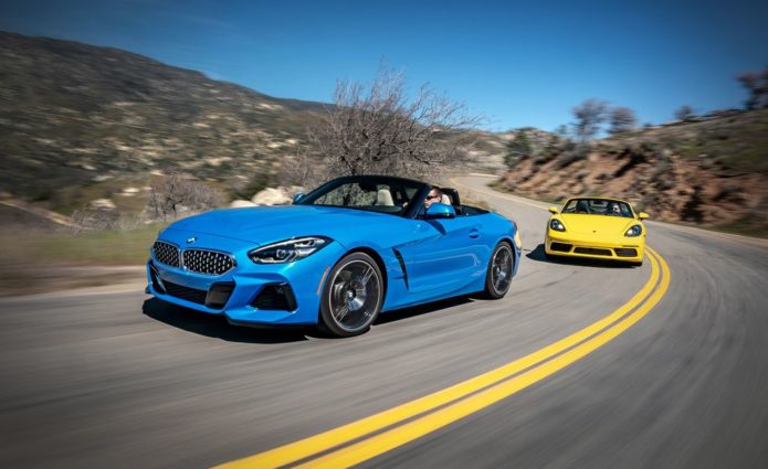 2019 BMW Z4 sDrive30i vs. 2019 Porsche 718 Boxster: Which Makes for a Better Summer?