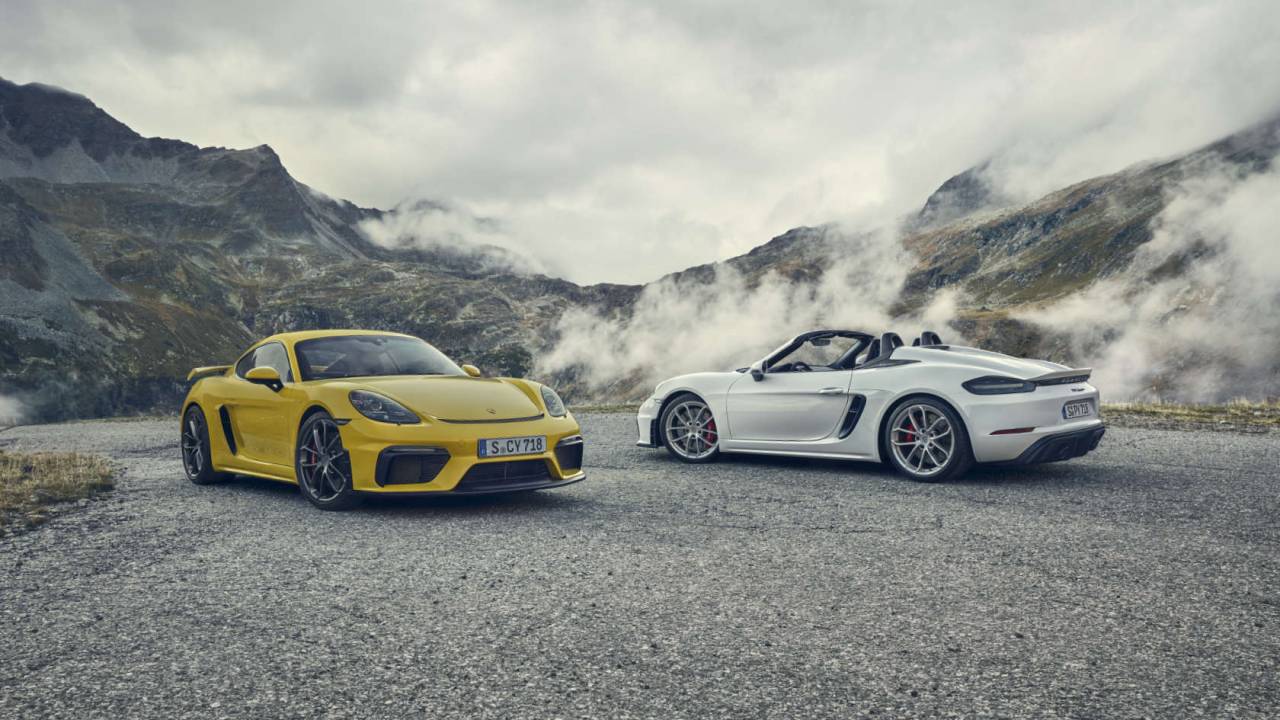 2020 Porsche 718 Cayman GT4 and 718 Spyder flaunt 4.0 flat-six