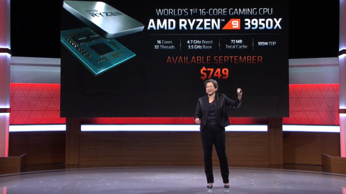 AMD announces new 3rd gen Ryzen 9 3950X 16-core gaming CPU at E3 2019