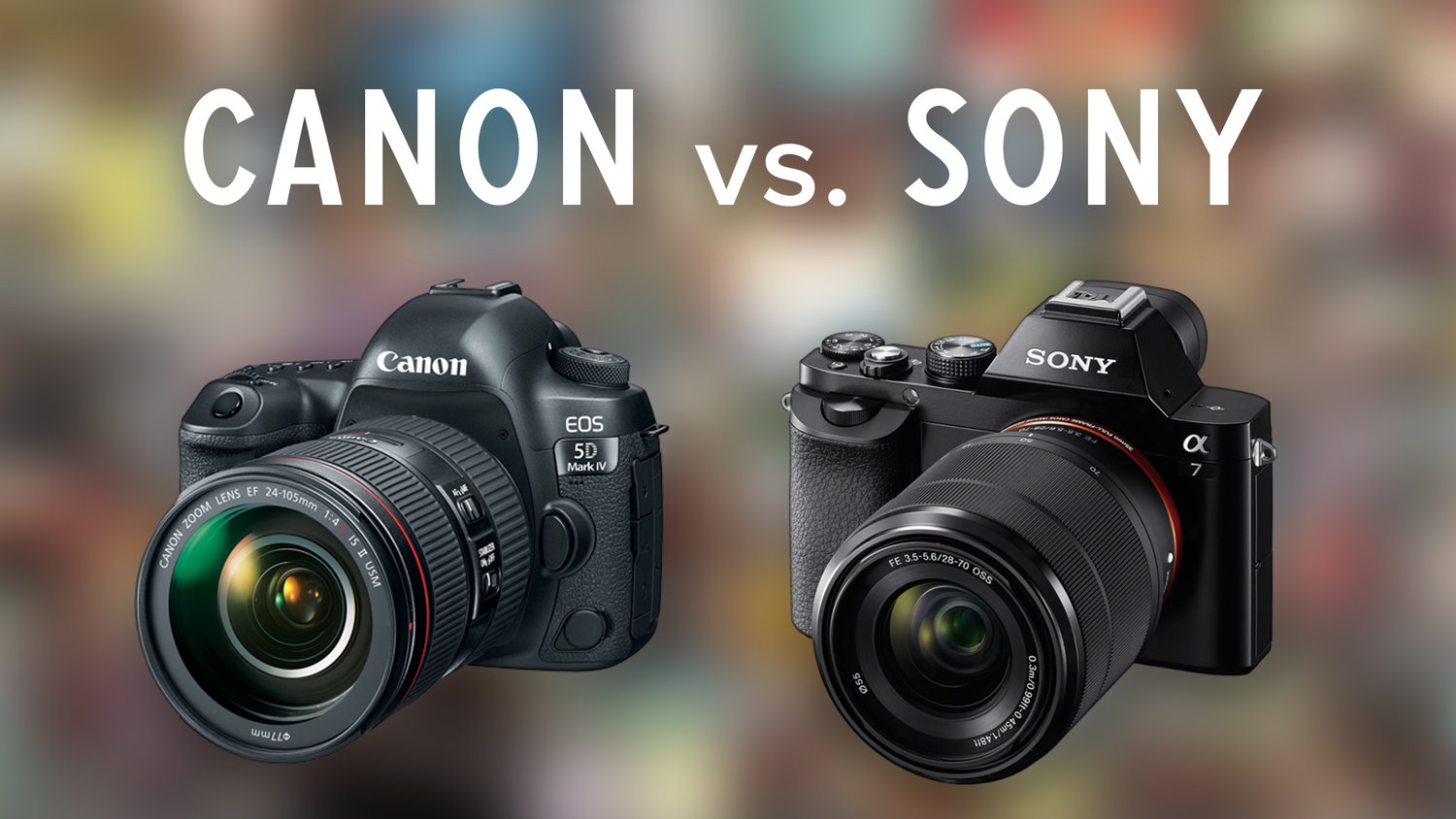 Canon Vs. Sony: Which Camera Brand Belongs In Your Bag? - GearOpen.com