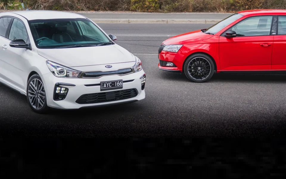 2019 Kia Rio GT-Line v Skoda Fabia Monte Carlo comparison : Punchy pocket hatches square off