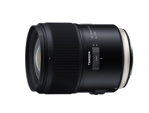 Tamron is pulling out all the stops for its SP 35mm f/1.4 Di USD full-frame DSLR standard prime lens