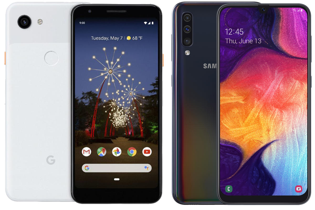 Samsung Galaxy A50 vs Google Pixel 3a: Which mid-range