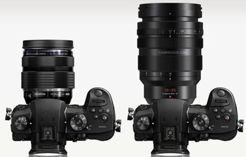 Size Comparison – Panasonic 10-25mm vs Olympus 12-40mm