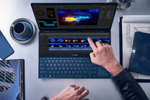 The ZenBook Pro Duo is a more practical take on dual-screen laptops