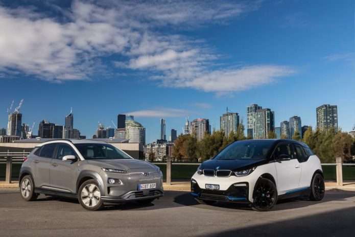 2019 BMW i3s v Hyundai Kona Electric Highlander Comparison