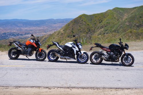 $11k Sportbike Comparison: KTM vs. Suzuki vs. Triumph