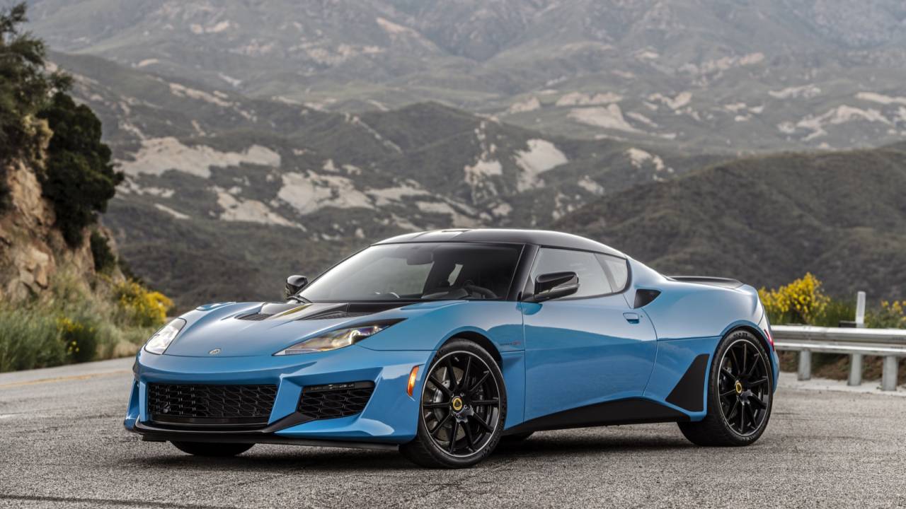 The 2020 Lotus Evora GT has one big advantage over the Evija hybrid hypercar