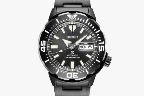 This All-Black, Affordable Seiko Dive Watch Is a Rugged Beast